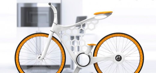 Luna 3d printed bike - 3d printing on demand. Designed by Omer Sagiv. To keep the cost down SLS technology combined with off the shelf parts.